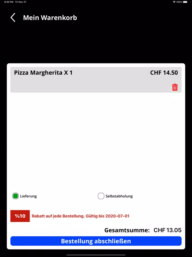 Restaurant Schützen iPad Screenshots