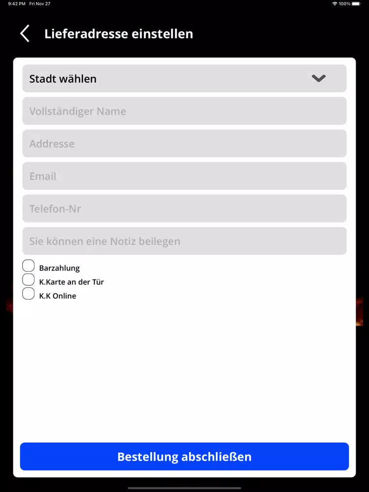Restaurant Schützen iPad Screenshots