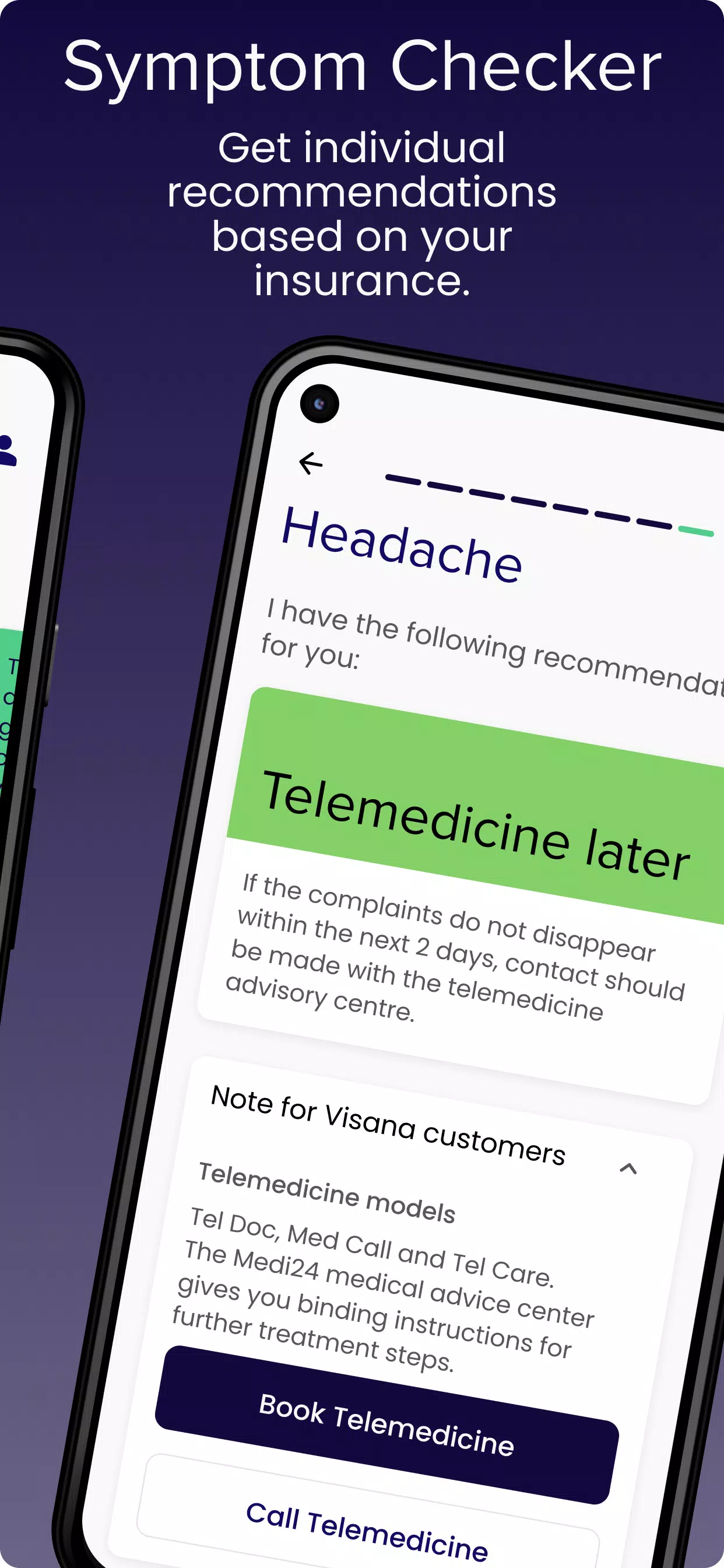 Well. Your health – digitally Screenshots