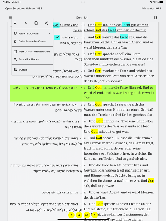 Pax Bible iPad Screenshots