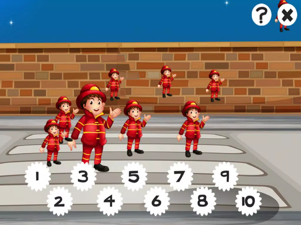 123 Count-ing & Learn-ing Number-s First Class with Fire-Fight-er-s iPad Screenshots