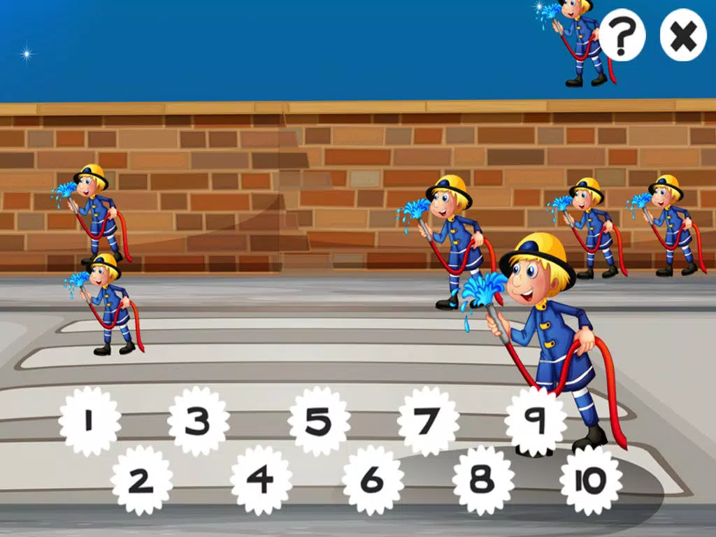 123 Count-ing & Learn-ing Number-s First Class with Fire-Fight-er-s iPad Screenshots