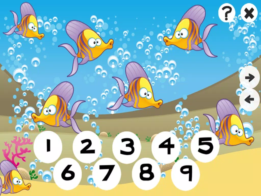 123 Counting Games For Kids With Open Sea animals iPad Screenshots