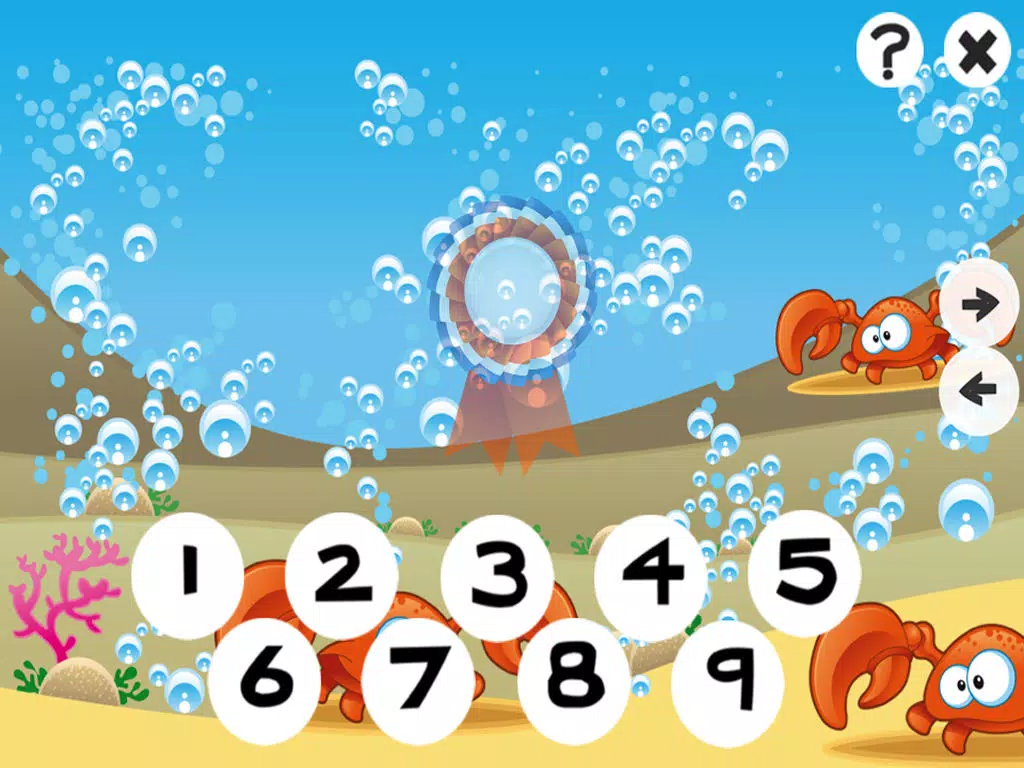 123 Counting Games For Kids With Open Sea animals iPad Screenshots