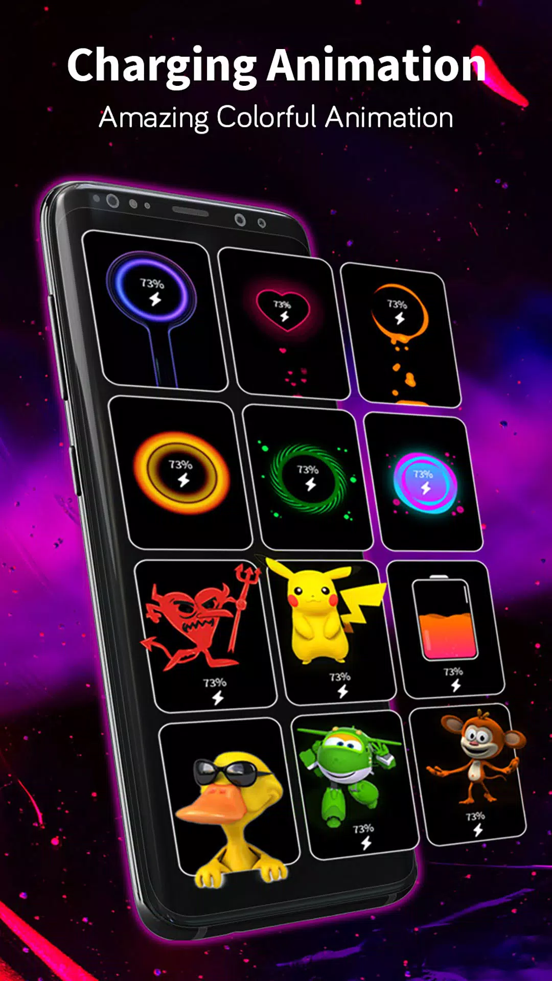 Battery Charging Animation 9D Screenshots