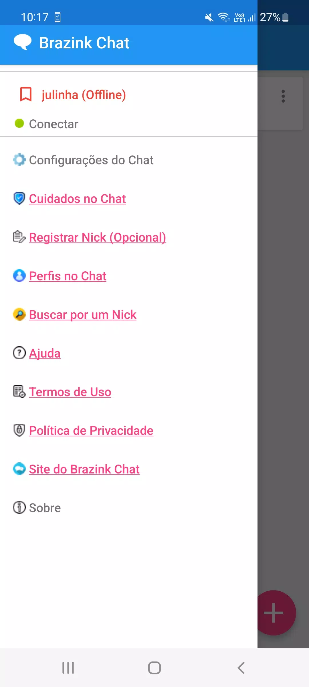 Brazink Chat Screenshots