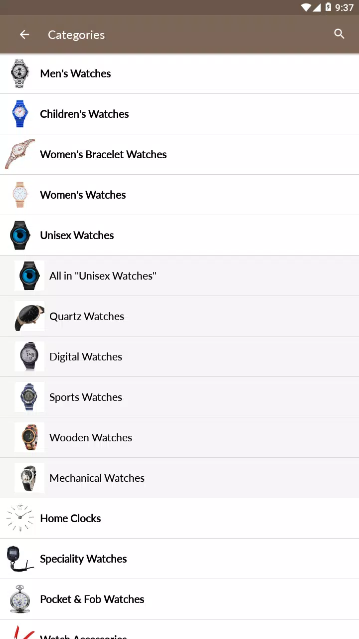 Buy watches - Online shopping Screenshots