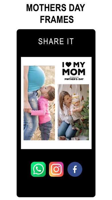 Mother's Day Photo Frames Cake Screenshots