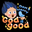 Christian Stickers - No Worry Christian Stickers - No Worry