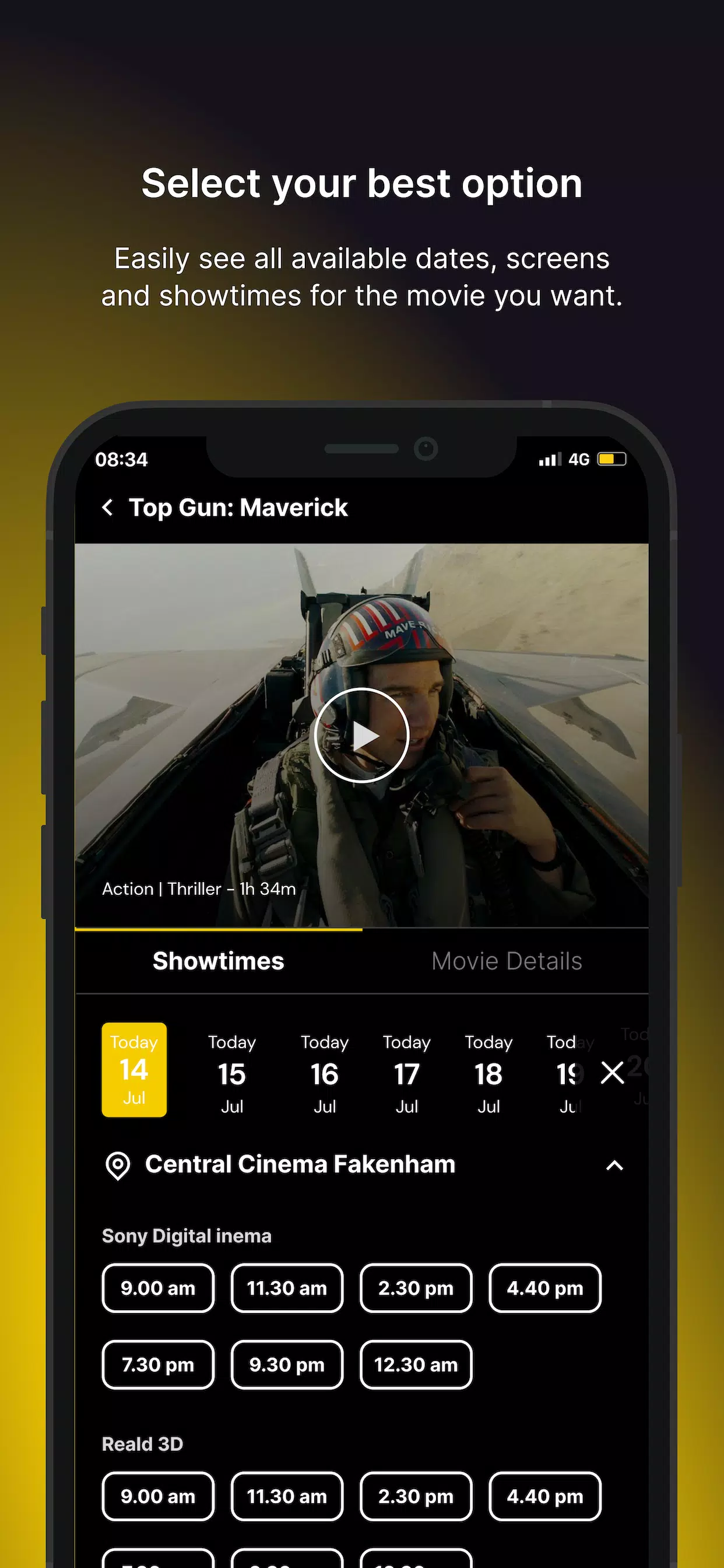 Zrzuty ekranu Hayy Cinema