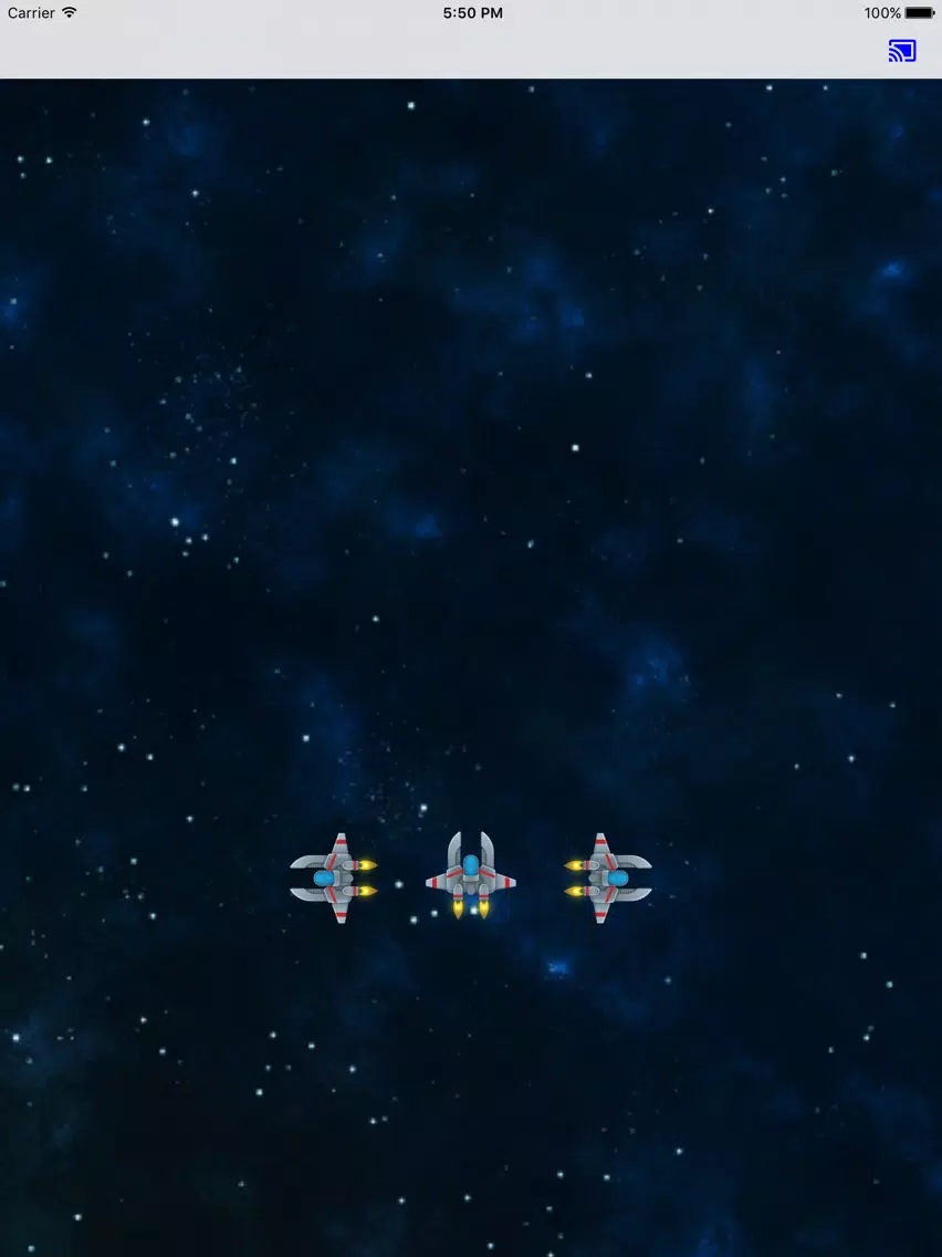 Alien Invaders game for Chromecast iPad স্ক্রিনশট