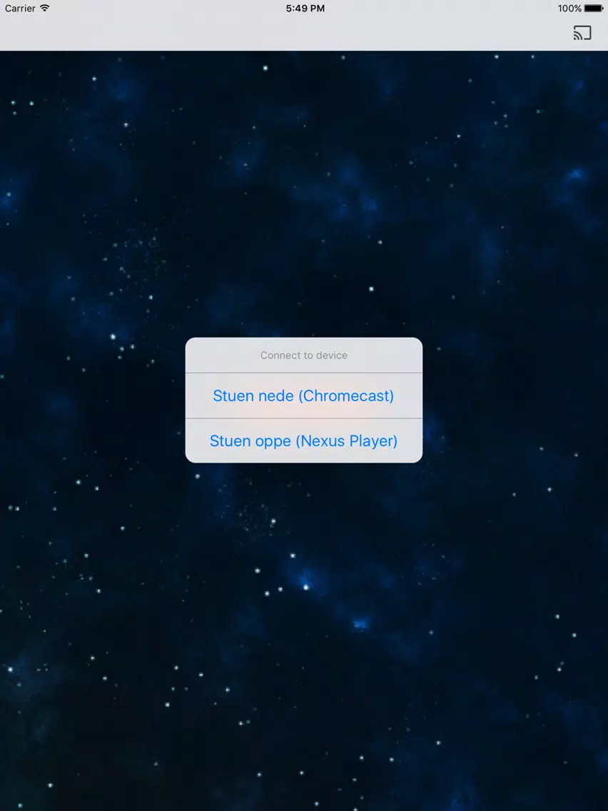 Alien Invaders game for Chromecast iPad স্ক্রিনশট
