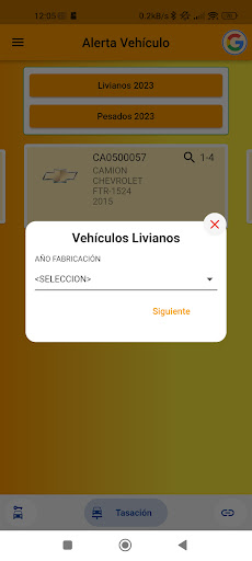 Alerta Vehículo Screenshots