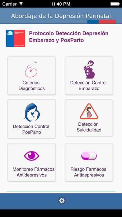 Detección Depresión Embarazo y Posparto Screenshots