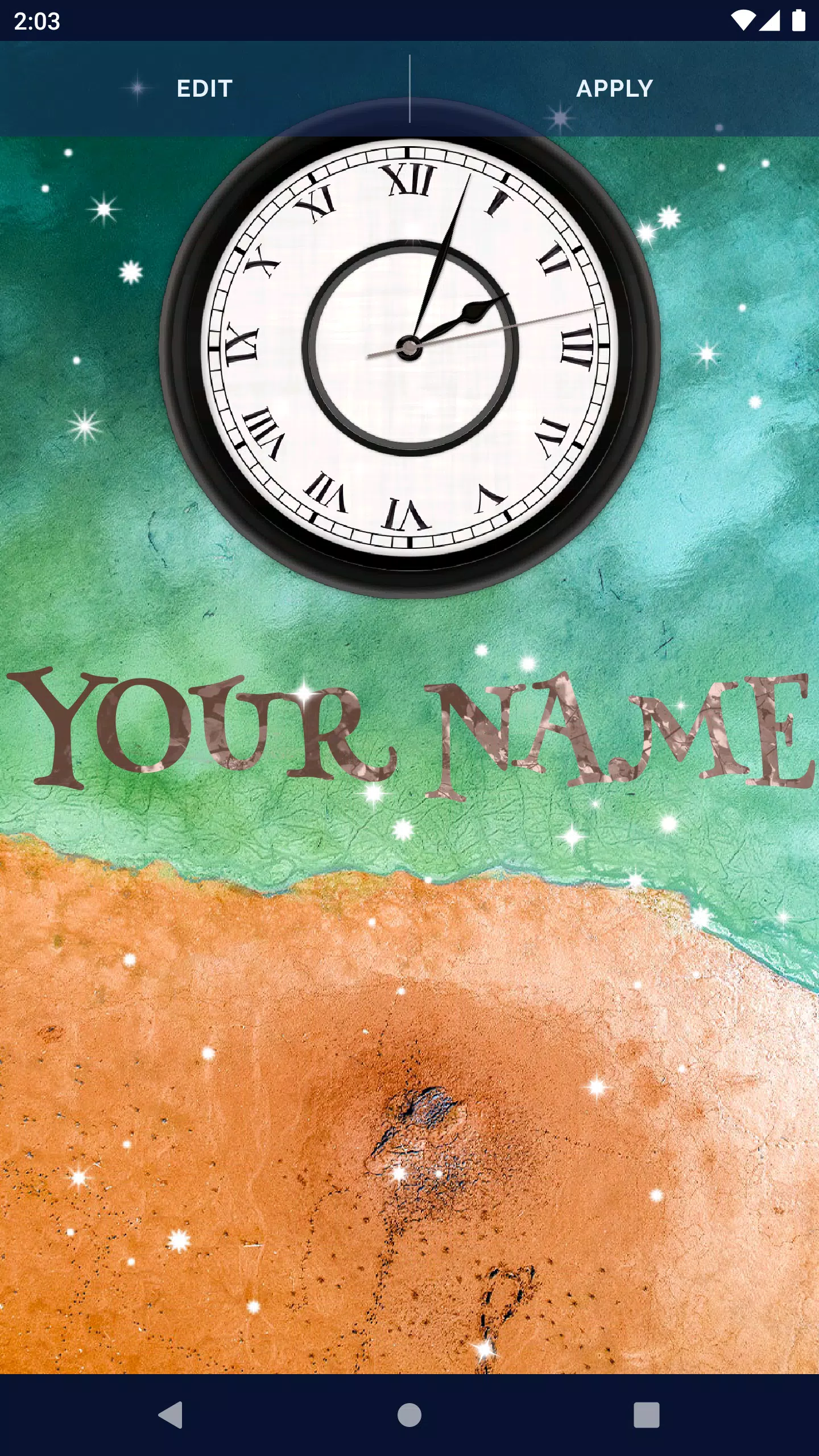 Analog Clock Live Wallpaper Screenshots