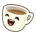 Cup Cute Pun Funny Stickers