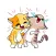 Love Cat Emoji Funny Stickers