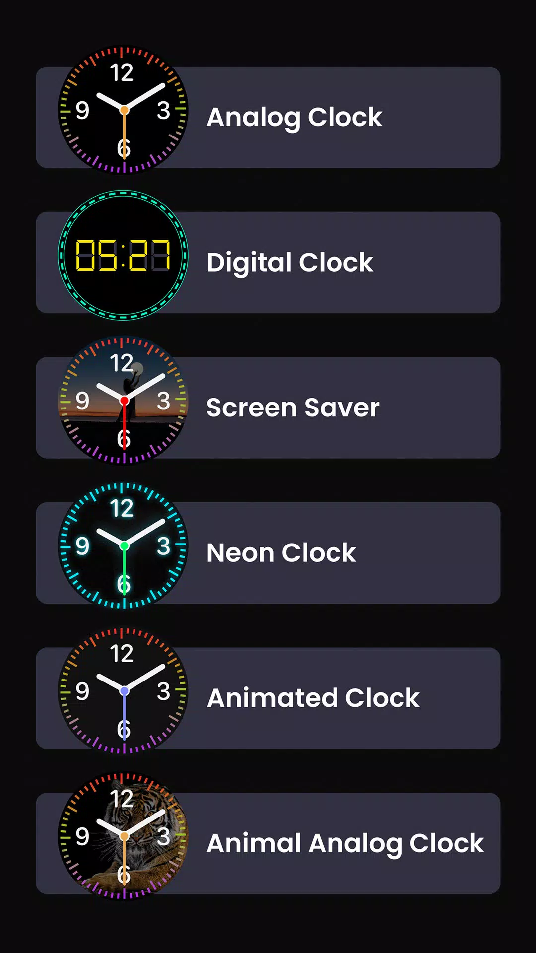 تصاویر Clock Widget: Analog & Digital