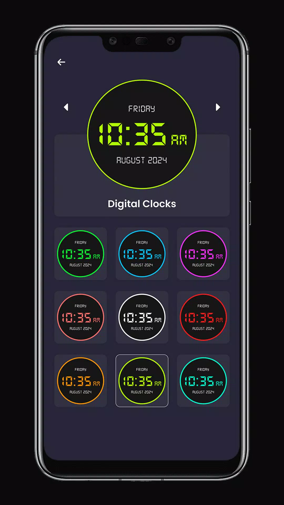 تصاویر Clock Widget: Analog & Digital