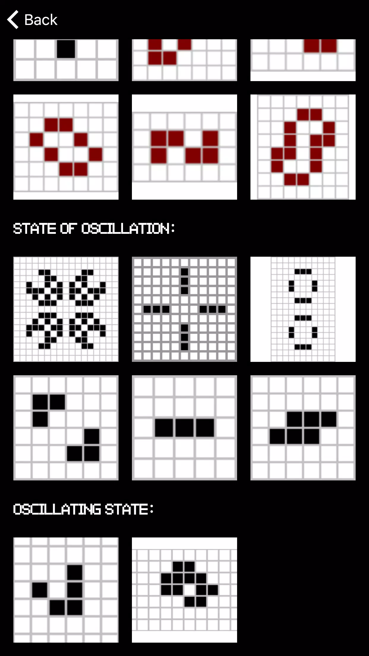 Conway's Game of Life スクリーンショット
