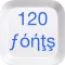 120 Fonts Keyboard