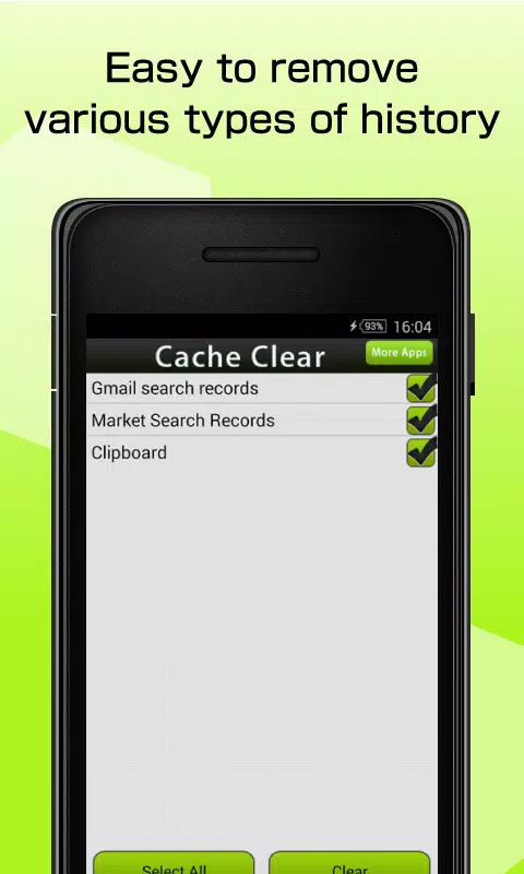 Cache Clear Screenshots