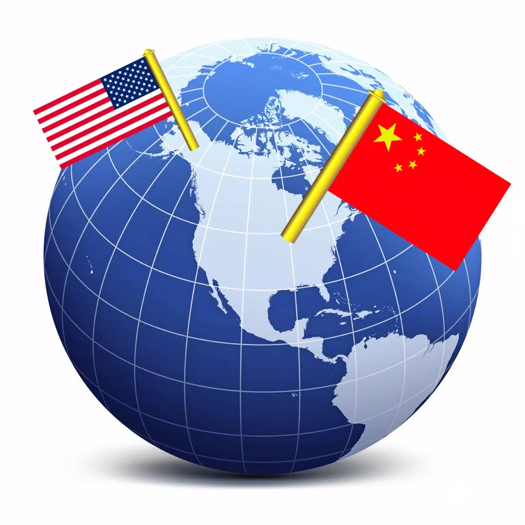 Flag on the world map Flag on the world map