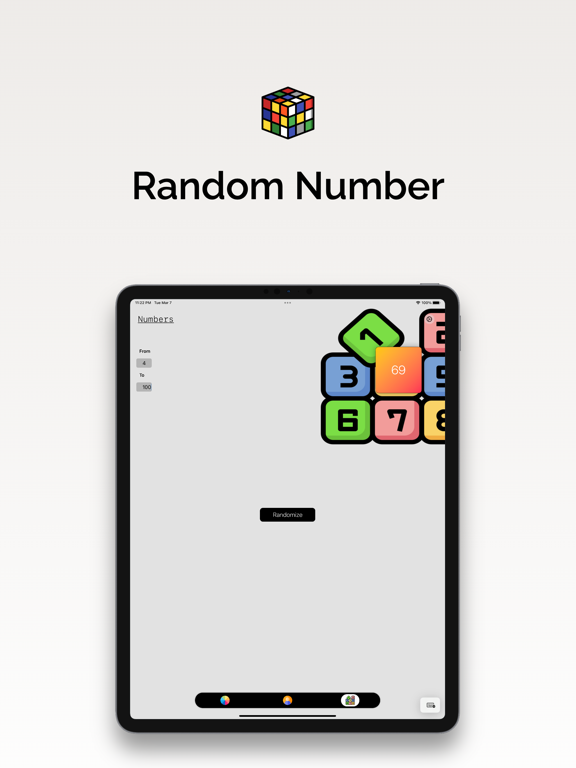 ภาพหน้าจอของ Randomizer | Generate Randoms iPad