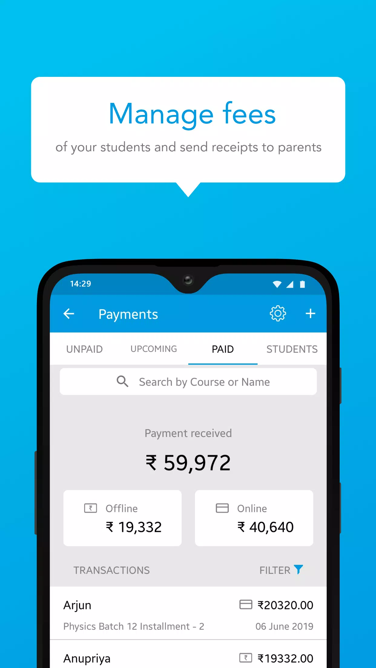 Ritu Goel’s Scholars Screenshots