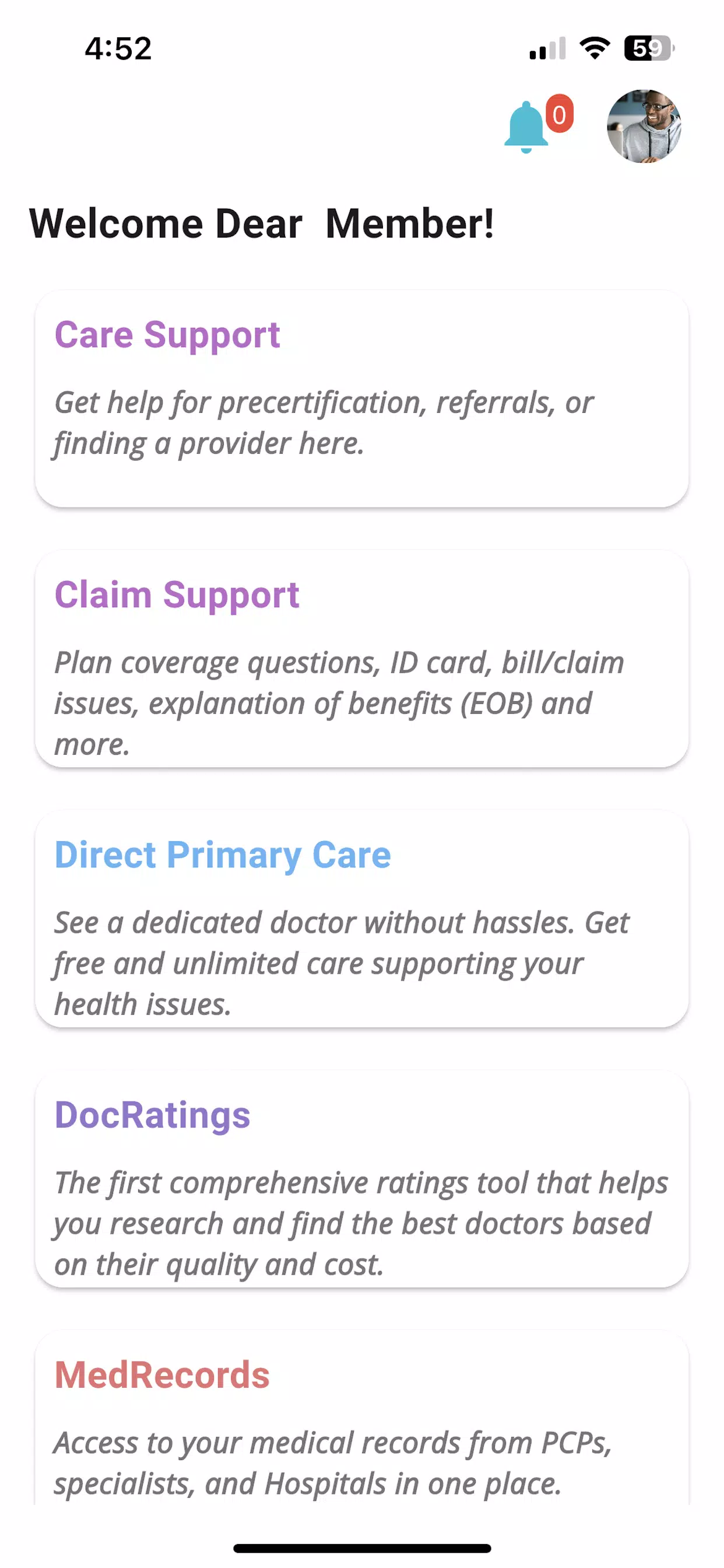 CareChat Screenshots