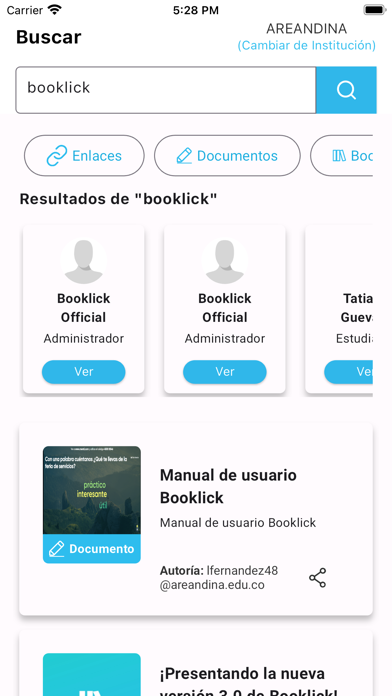 Booklick Screenshots