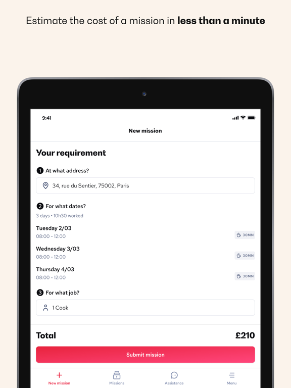 Brigad - Businesses iPad Screenshots