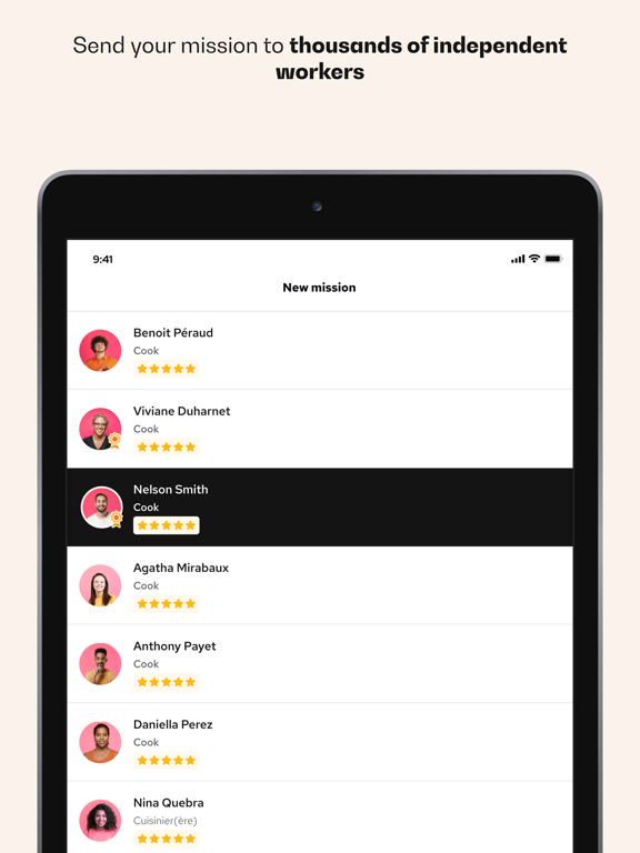 Brigad - Businesses iPad Screenshots