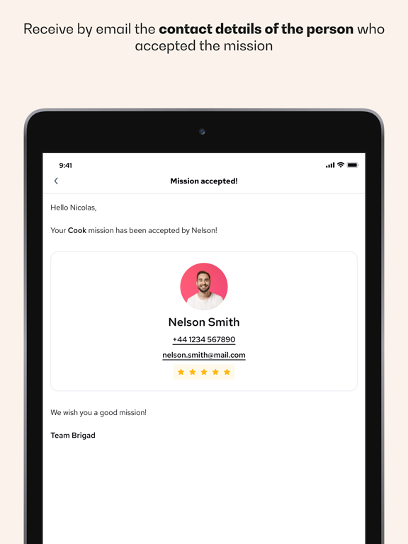 Brigad - Businesses iPad Screenshots