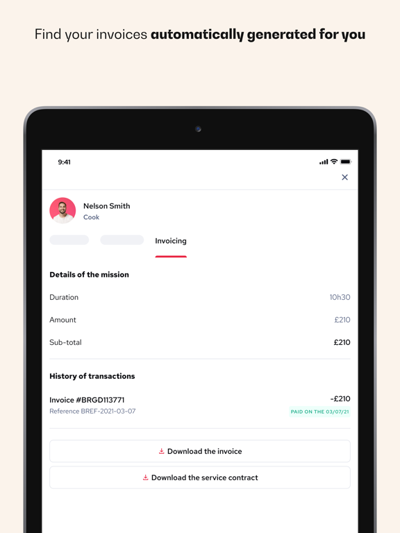 Brigad - Businesses iPad Screenshots