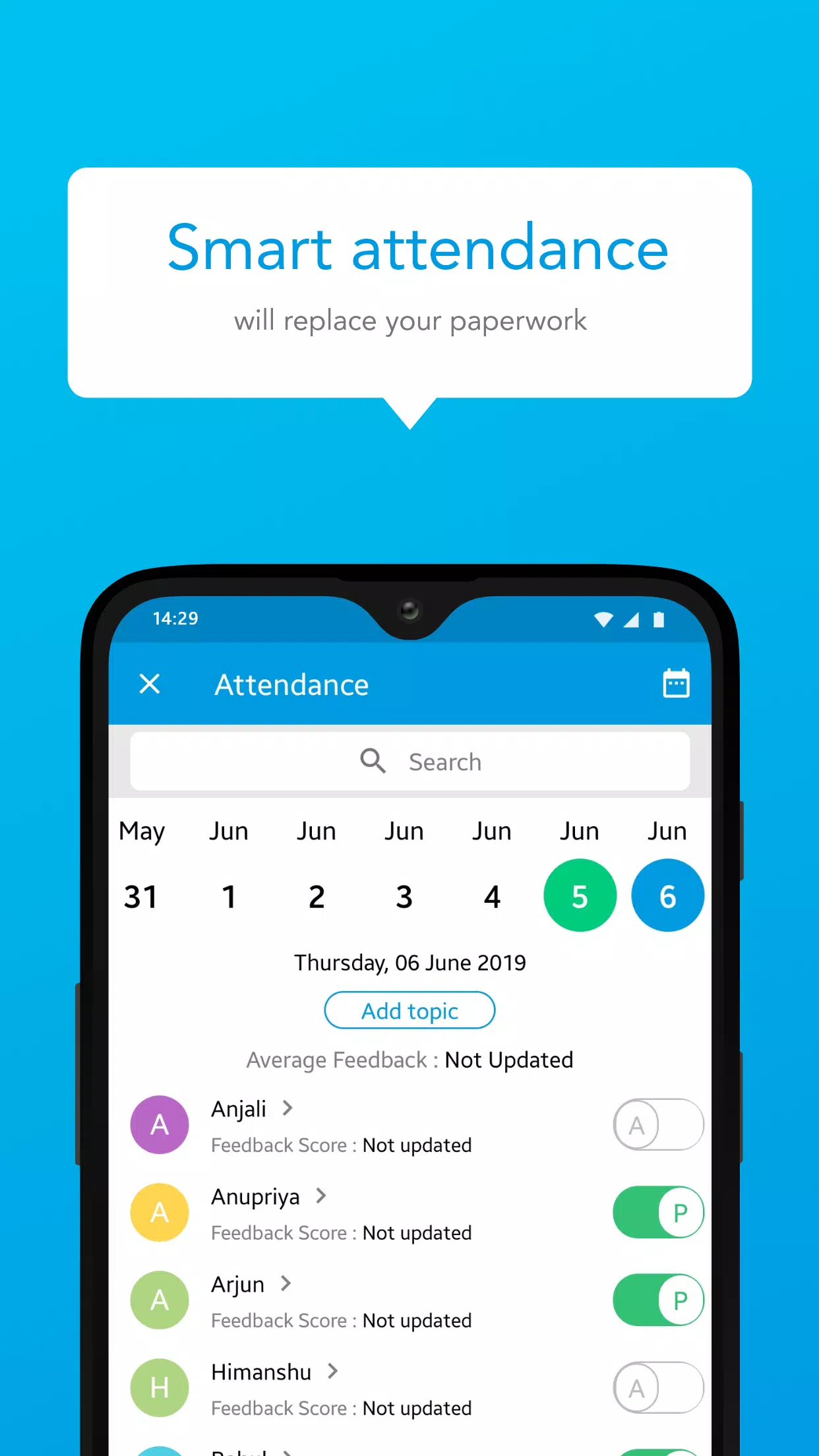NARMI EDU APP Screenshots