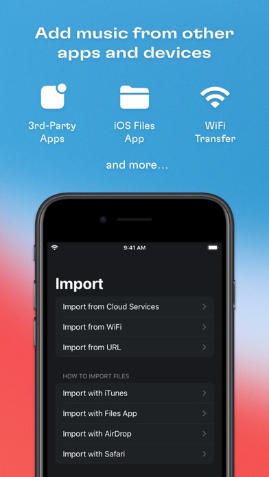 Doppler MP3 & FLAC Player Screenshots