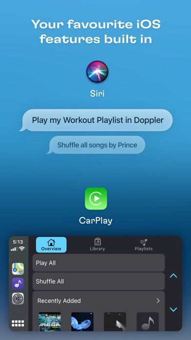 Doppler MP3 & FLAC Player Screenshots