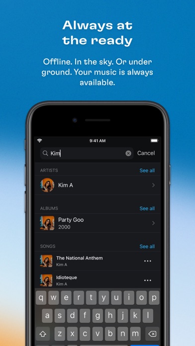 Doppler MP3 & FLAC Player Screenshots