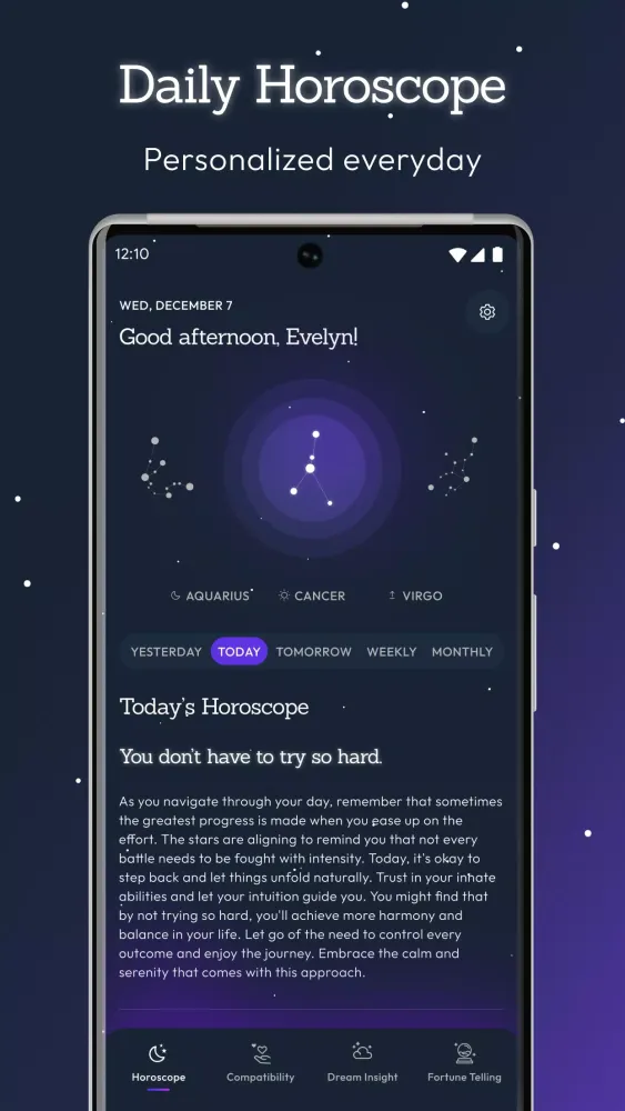AstroDestiny: Daily Horoscope Screenshots