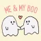 Me and My Boo Couples Stickers