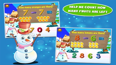 Snowman Preschool Math Games Screenshots
