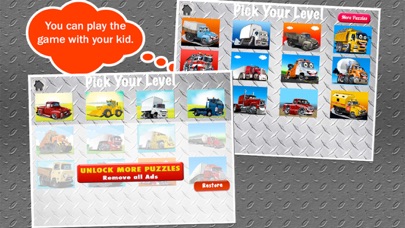 Trucks Jigsaw Puzzles: Kids Trucks Cartoon Puzzles Screenshots