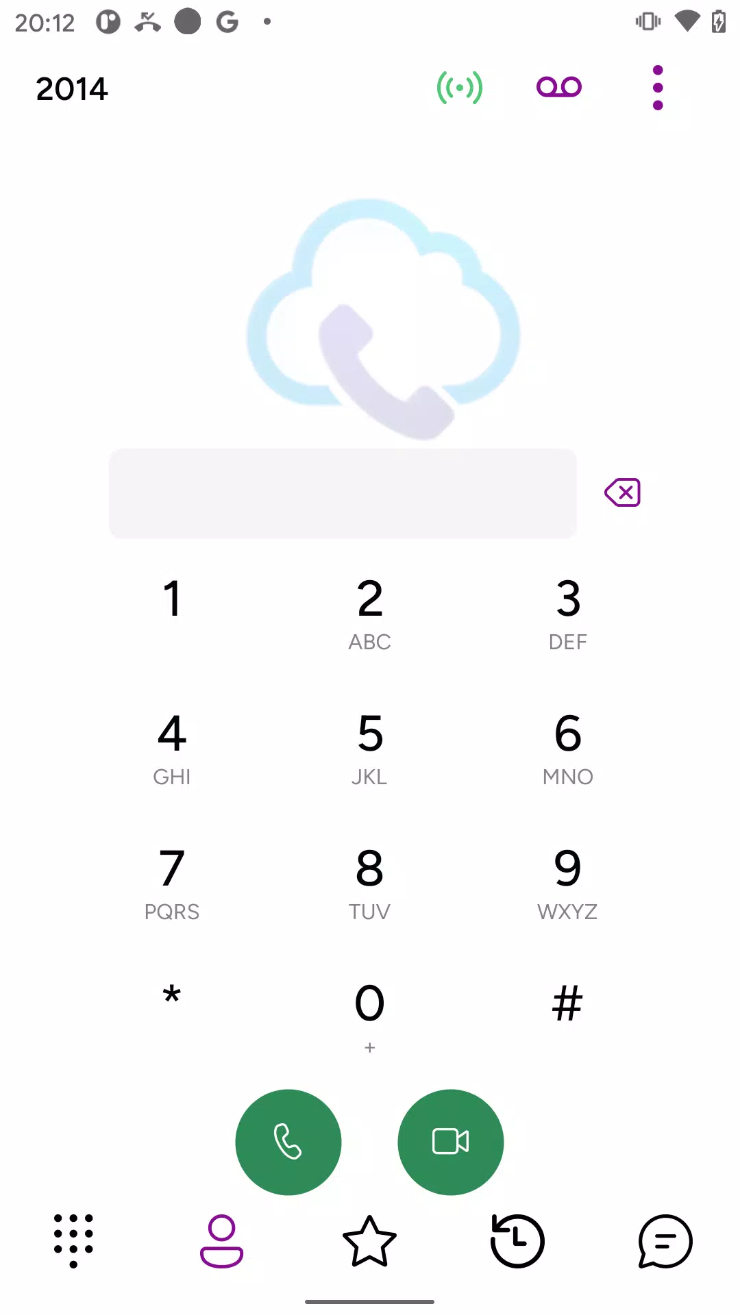 SessionCloud SIP Softphone Screenshots