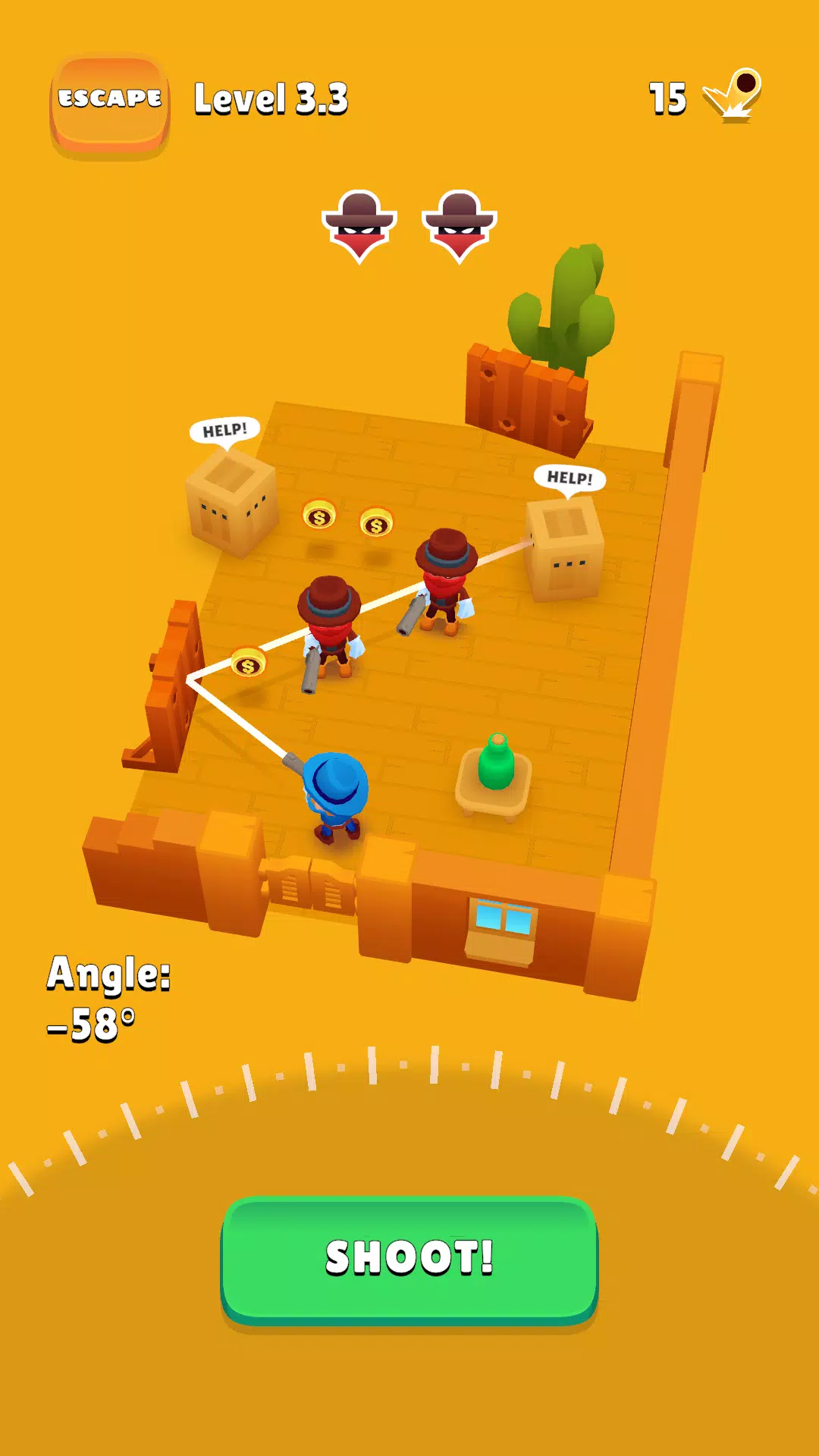 Ricochet Rider: Western Story应用截图