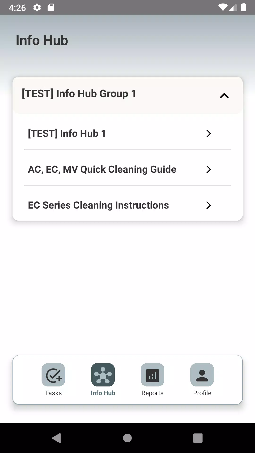 Optrack Screenshots