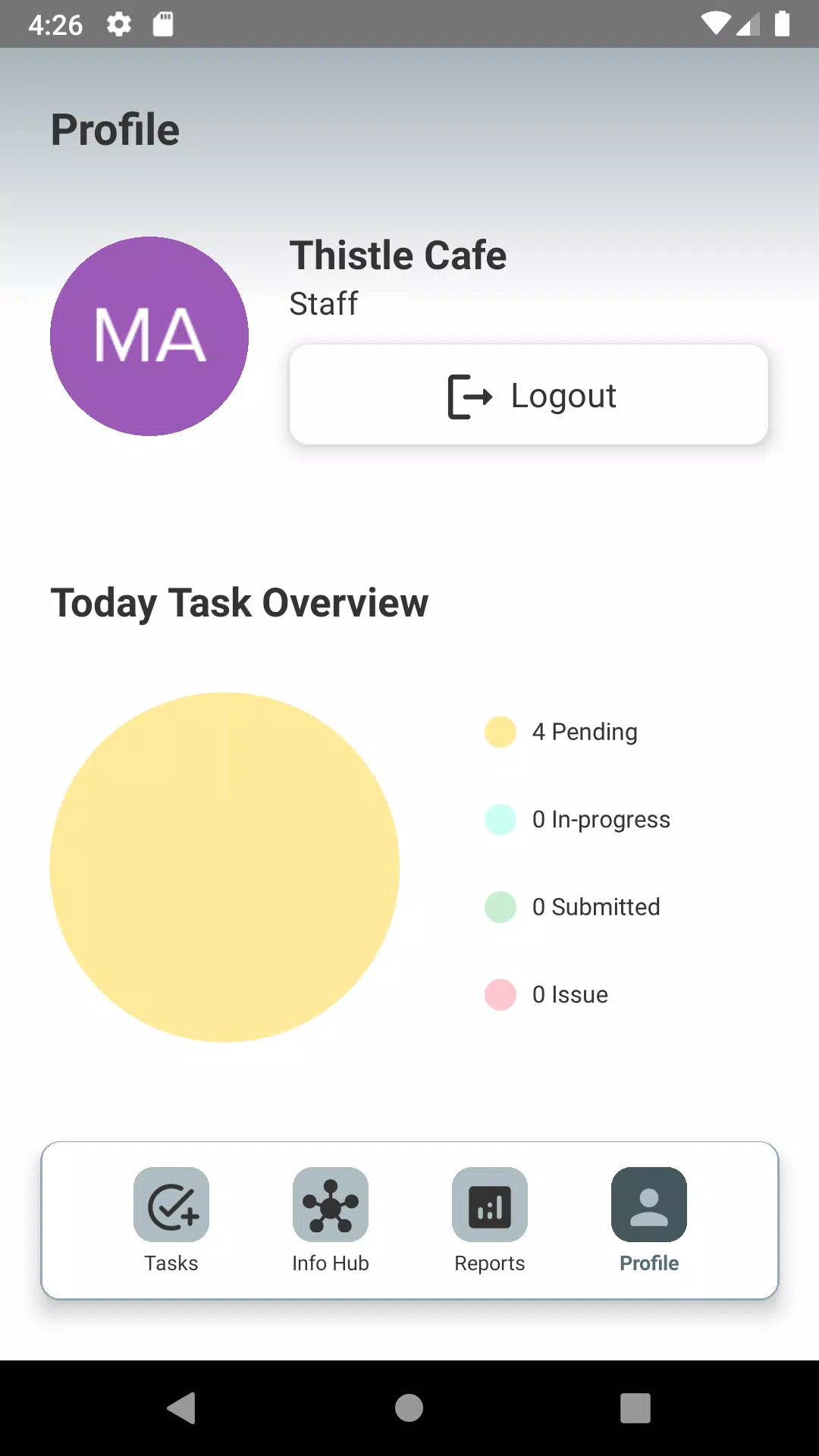 Optrack Screenshots