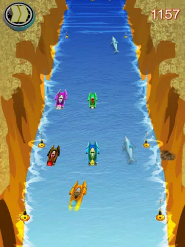 ภาพหน้าจอของ Powerboat Racing Free - Championship Speed Boat Edition iPad