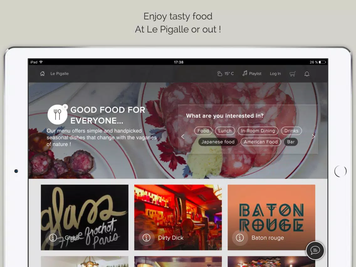 Le Pigalle Paris iPad 应用截图