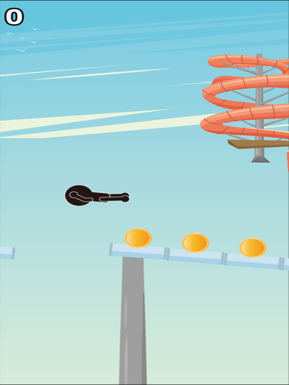 棒人間がウォータースライダー iPad  Screenshots